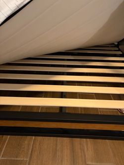 Bed Frame with Wood Slats