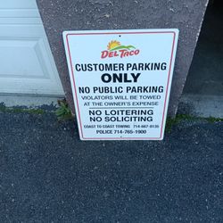 Del Taco Sign, Signage Street Sign