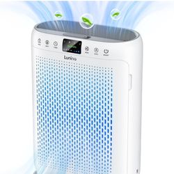 Air Purifiers for Home Large Room up to 1740sq.ft, LUNINO H13 HEPA Air Filter with PM 2.5 Display Air Quality Sensors, Aromatherapy Function, Air Clea