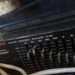Luxman G100 Equalizer With Fifteen Watt Amp To Distribute Through Bass Or Treble Alone Or Both 