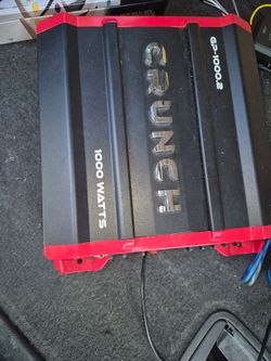 Crunch 1000w amp