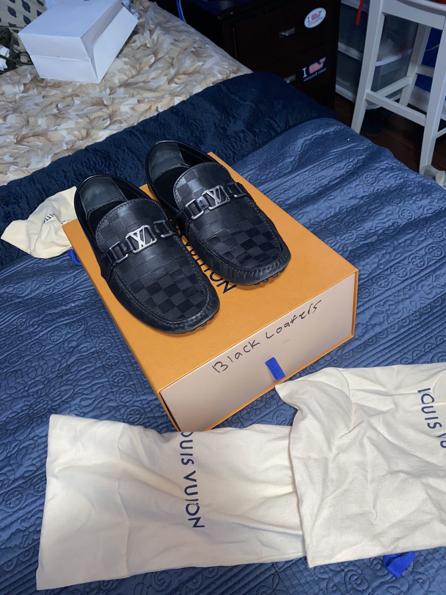 Louis Vuitton Black Loafers Size 9.5