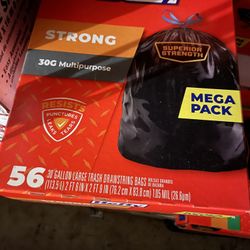 Hefty Trash Bags 30 Gal 39 Gal