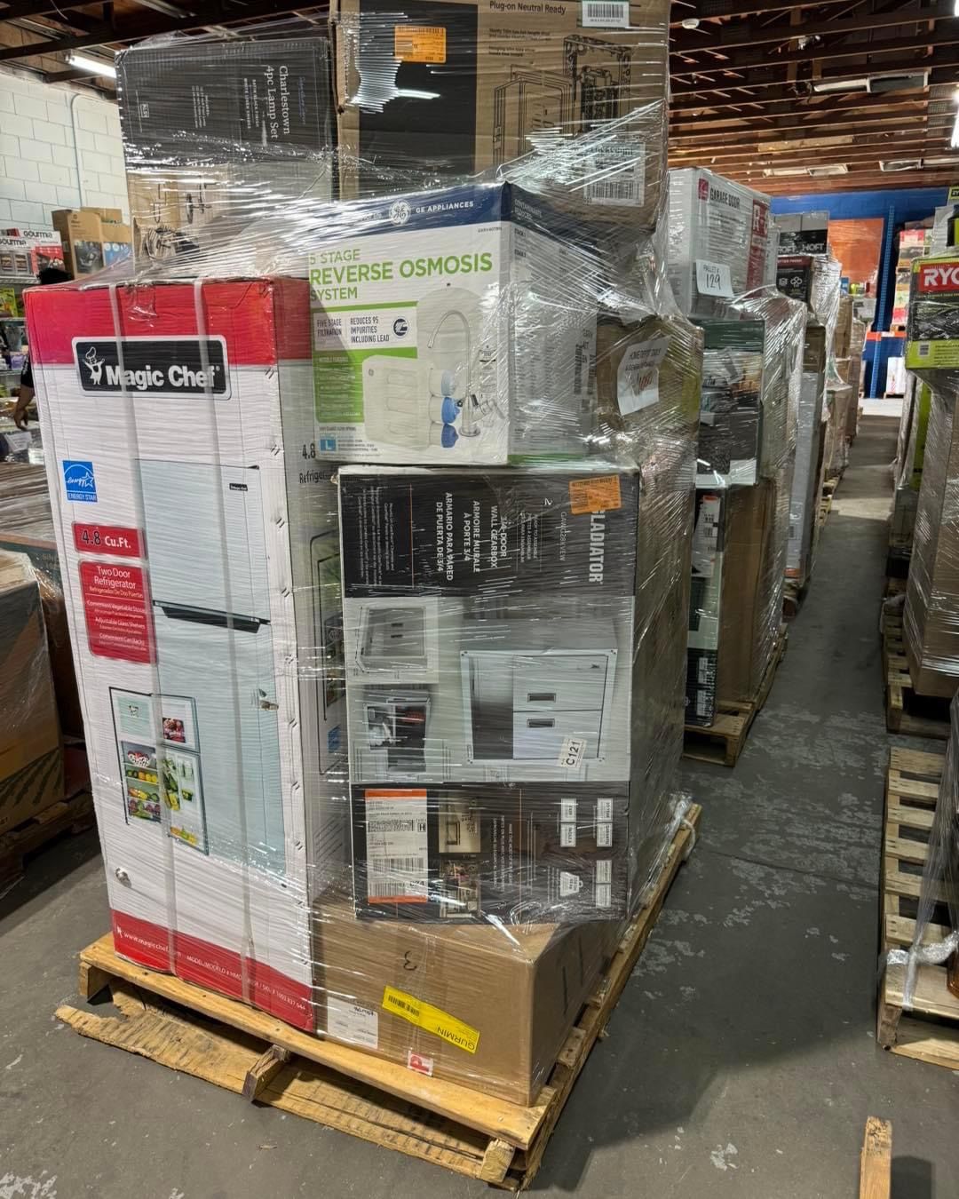 Homedepot General Merchandise Pallets