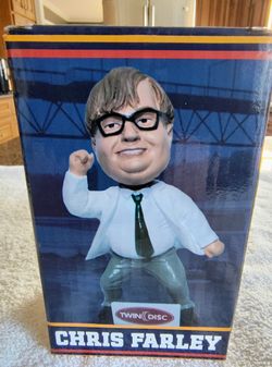 Chris Farley Bobblehead 2018 Kenosha Kingfish New In Box