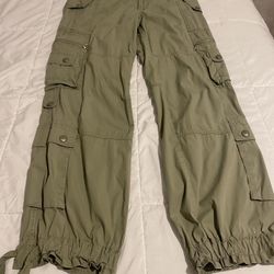 Brand Banana Republic Women Elastic Cargo Pants Size 10