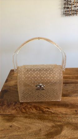 1950s Lucite Box Purse