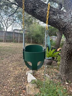 Toddler Bucket Swing with Chains