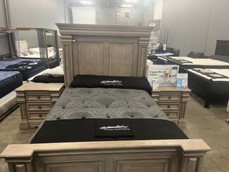 Modern Bedroom Suites – Bed, Dresser, Nightstands  -  Only $50 down