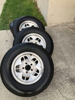 Wheels and tires 14” for ranger 5holes
