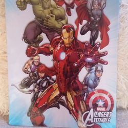 Marvel Avengers Assemble Metal Wall Hanging Sign 
