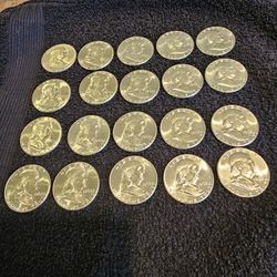 1963 Benjamin Franklin Half Dollar Silver