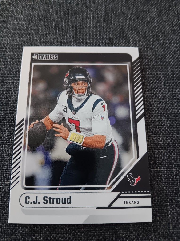 Near Mint, C.J. Stroud Card. Comes In Sleeve. Asking $3. Please Check Out All My Stuff.