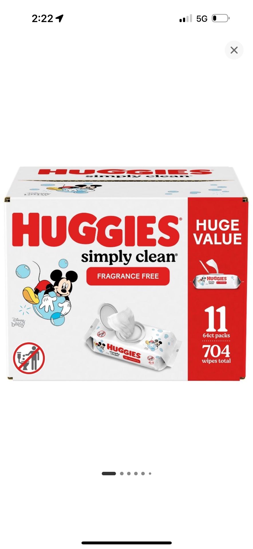 Huggies Wipes