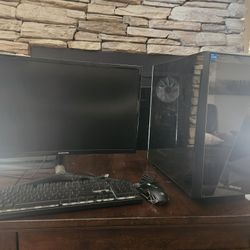  Gaming PC Rtx 3050 8GB Intel Core I5 12400F Including Keyboard And Mouse. With Samsung Odessy 24 Inch Curved Monitor 