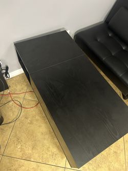 Black Wood Coffee Table