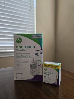 One touch monitoring system with test strips