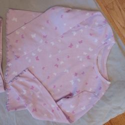 2 pairs of girls pajamas size 8