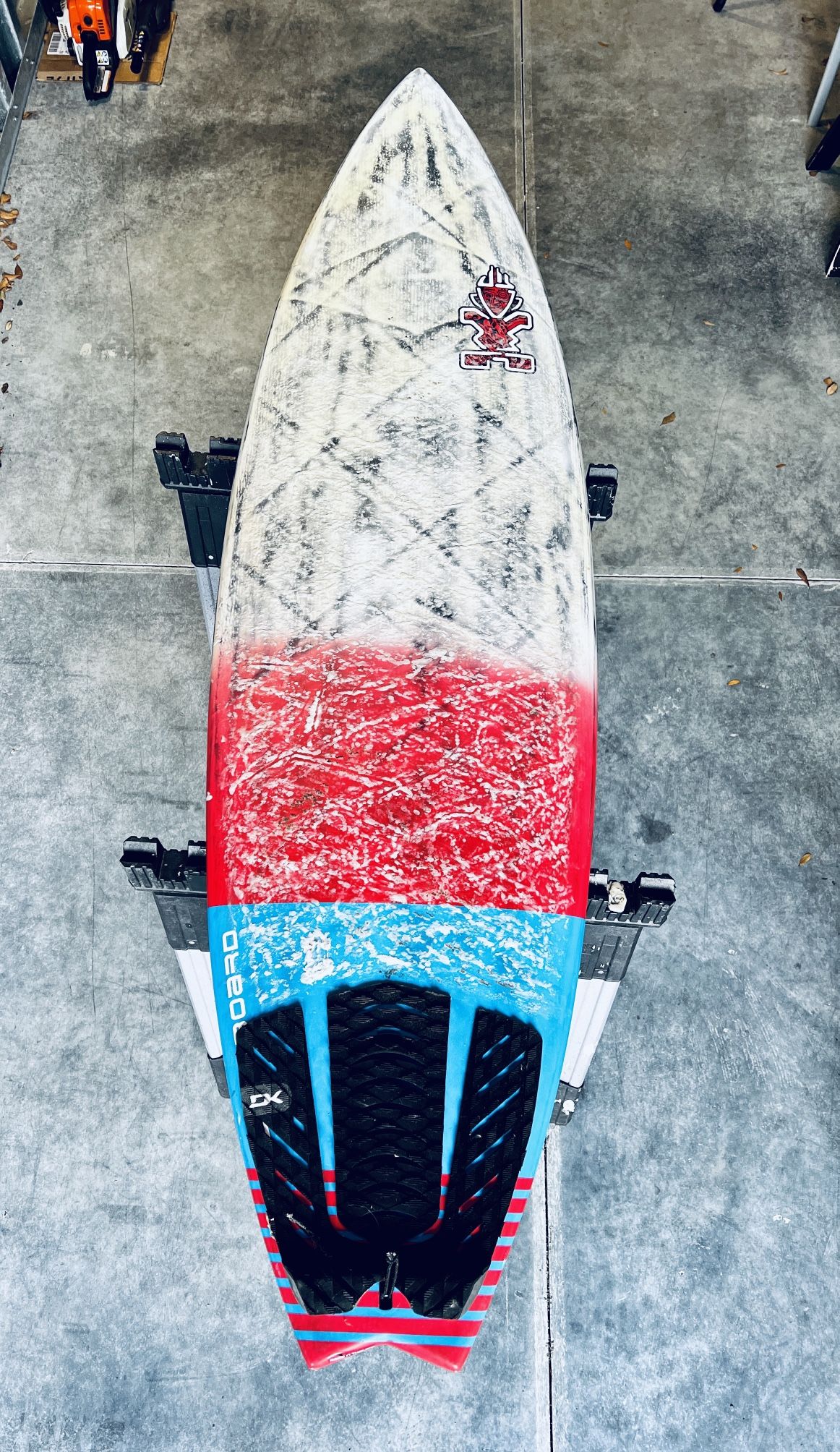 6’1” Starboard Active Carbon 4+1 swallow tail shortboard