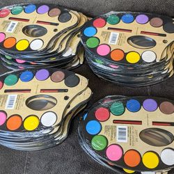 Paint Pallet And Brush 43 All For One Price School Art Party 