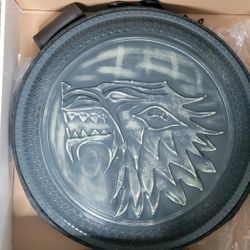New The Game of Thrones Dire Wolf Stark Shield Case Backpack Cosplay ThinkGeek
