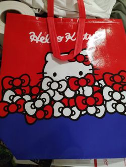 Hello Kitty extra large reusable shopping bag $5