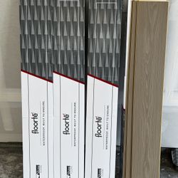 LVP Luxury Laminate Waterproof. Attached Pad. Total 101 sf. Color 07322