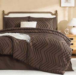 Litanika Brown King Comforter Set with Sheets