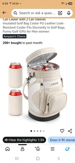 Mini golf bag cooler NEW