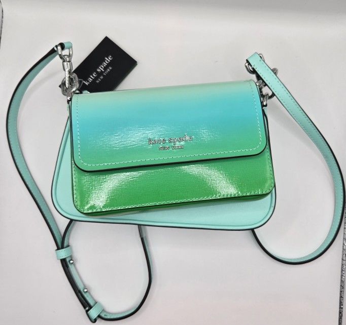 Kate Spade New Double handbag With Strap Green-color With Tags