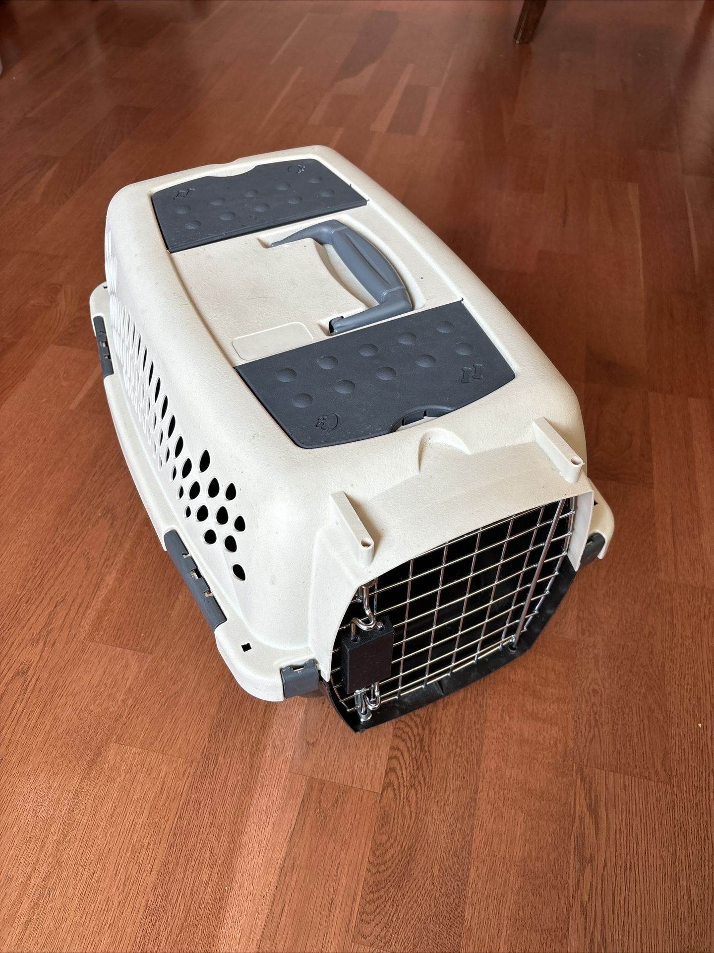 23" Two Door Top Load Pet Kennel Carrier Travel Crate Cage Dog Puppy Cat Box NEW