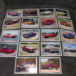 1992 Collect-A-Card Musclecars Premier Edition trading cards