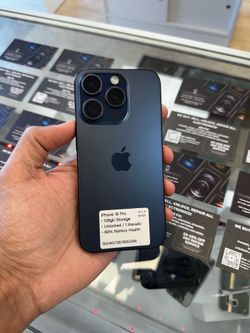 Apple iPhone 15 Pro 128gb Unlocked For All Carriers - Liberados (Blue Titanium)