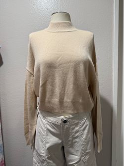 Knitted Turtle Neck Long Sleeve Shirt