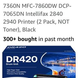Kogain DR420 Drum Unit Compatible for Brother DR 420 DR-420 Work with HL-2240 HL-2270DW HL-2280DW HL-2230 MFC-7360N MFC-7860DW DCP-7065DN Intellifax 2