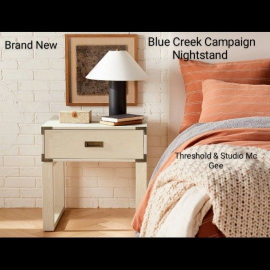 Brand New Blue Creek Campaign Nightstand Threshold &Studio Mc Gee