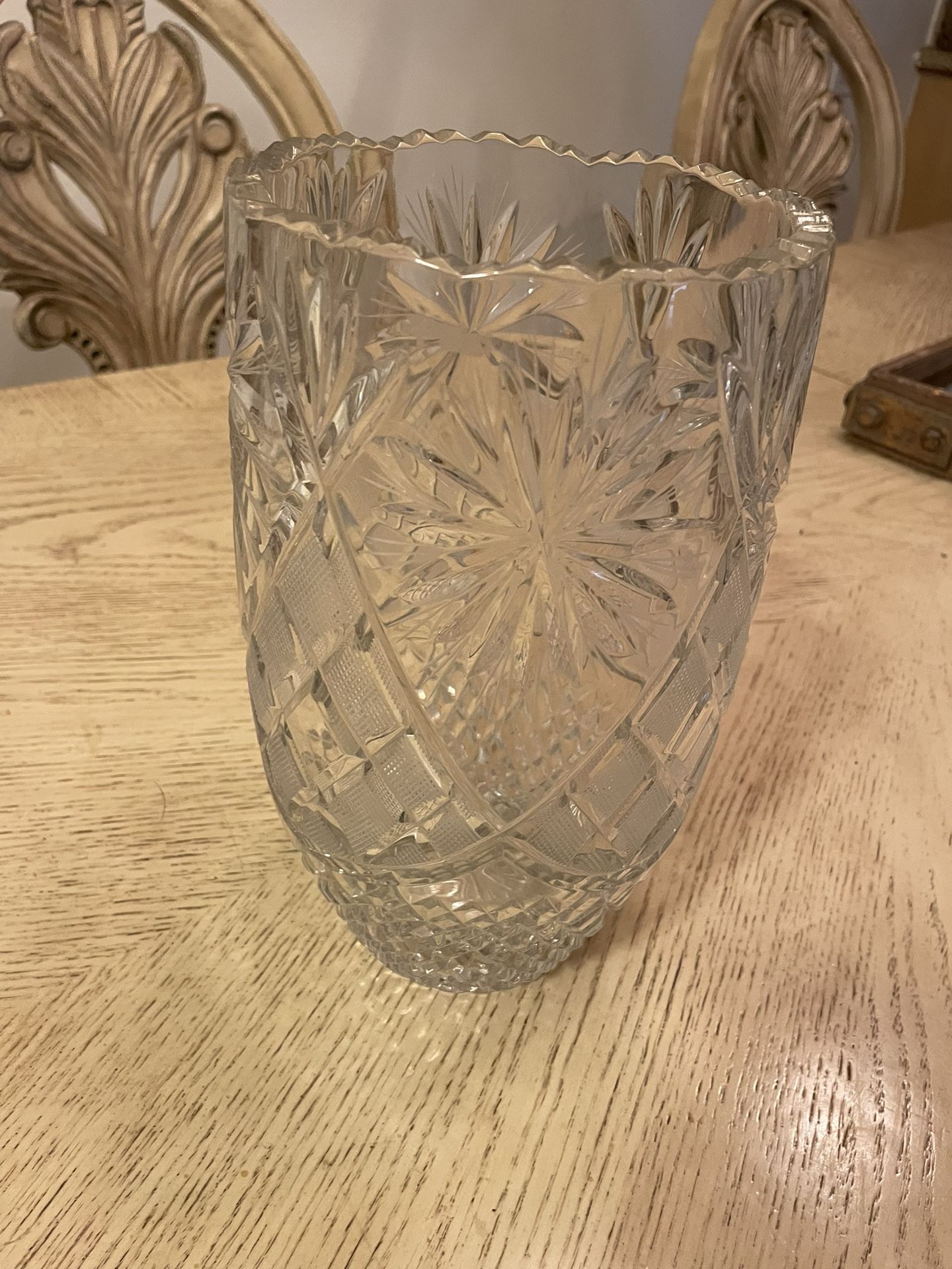 Crystal Vase Vintage