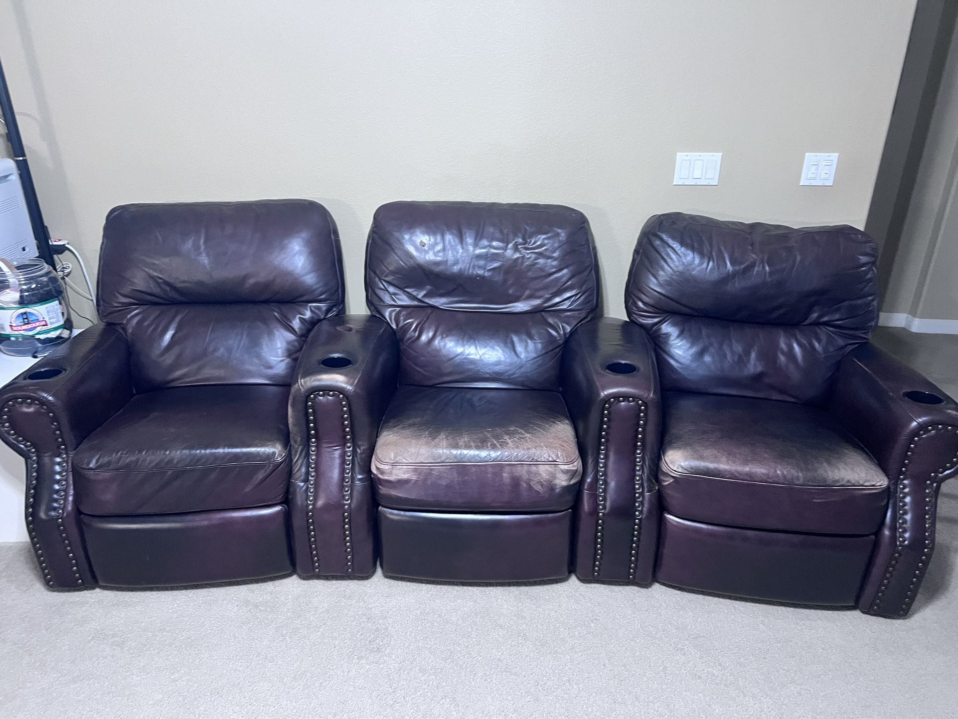 Theater Recliner Brown