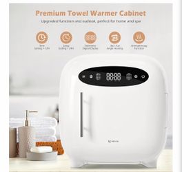Towel warmer and massage chair