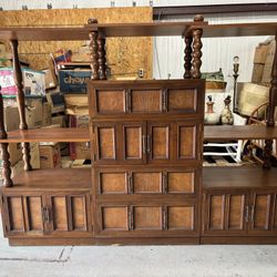 Teakwood Stereo Cabinet 