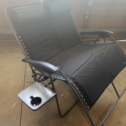 Antigravity Out Door Loveseat With Side Tables