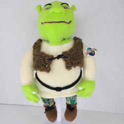 Plush Shrek 2 Ogre  12” Plaid Pants Dreamworks Universal Studios 2003 Rare