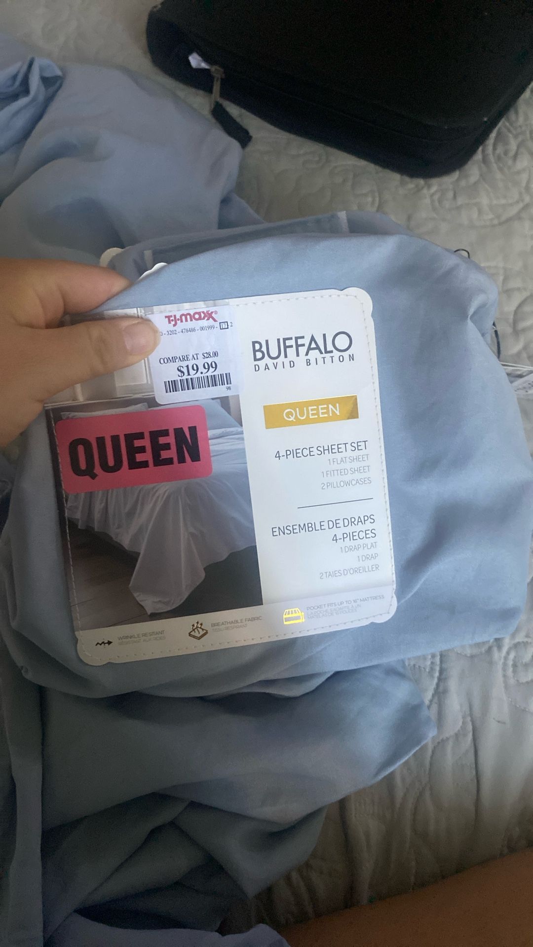 Queen Size Pillow Case (2) Brand New