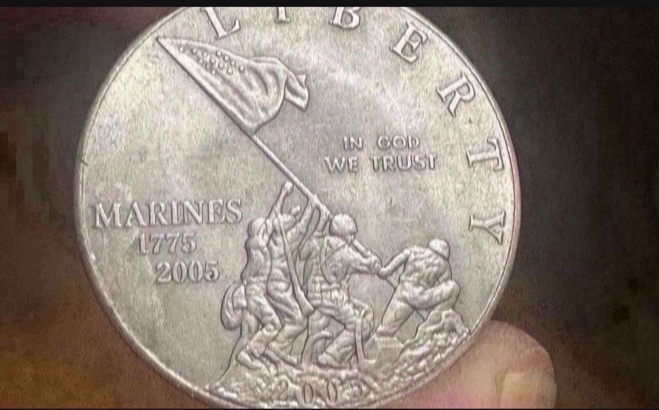 MARINE ONE DOLLAR COIN