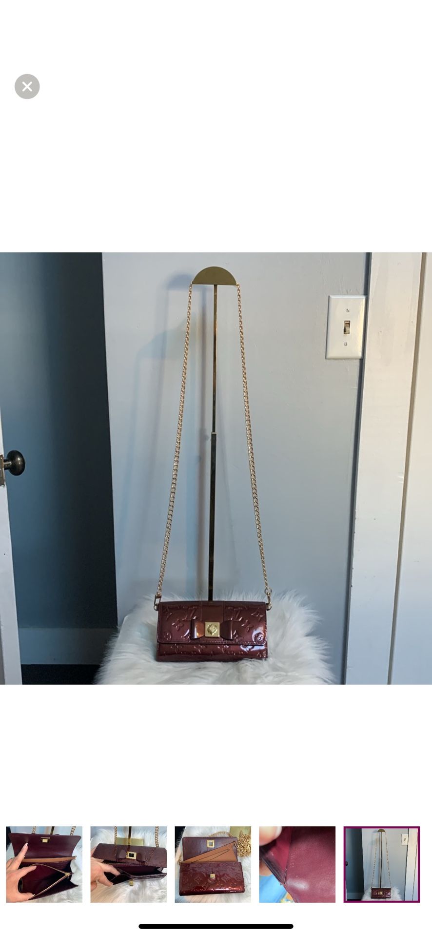 Authentic LV Vernis Crossbody