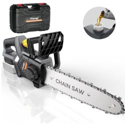 12Inch Brushless Chainsaw For Dewalt 20V Max Battery