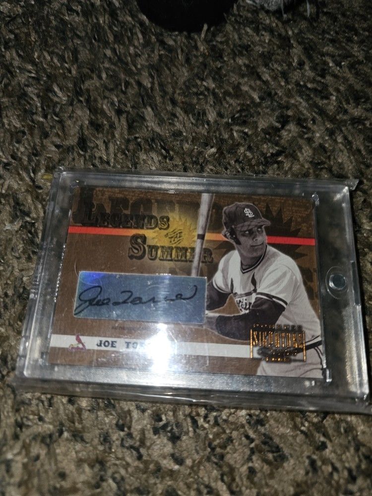 Joe Torre Autograph 2011 Donruss Baseball Card