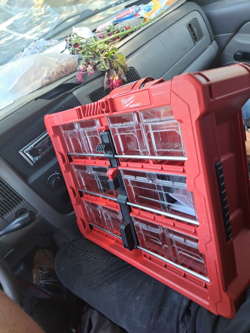 Milwaukee Pavkout Tilt Bin Organizer
