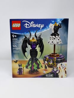 Lego Maleficent's and Cruella De Vil's Dresses