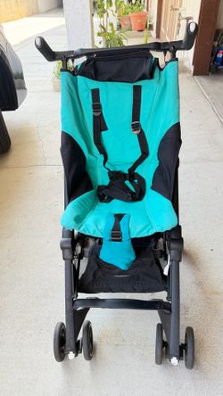 GB Pockit Compact Folding Travel Stroller - Teal/Black